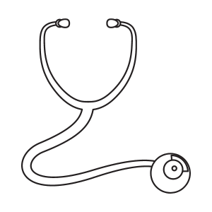 Icone matériel professionnel de santé