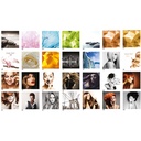 TWICE EXPO Coiffeuse Centrale avec Image, miroir et tablette - Collection Images 2 - Malys Equipements