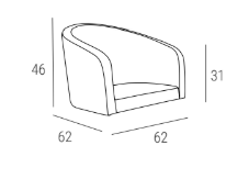 FRANKIE Fauteuil Coiffure