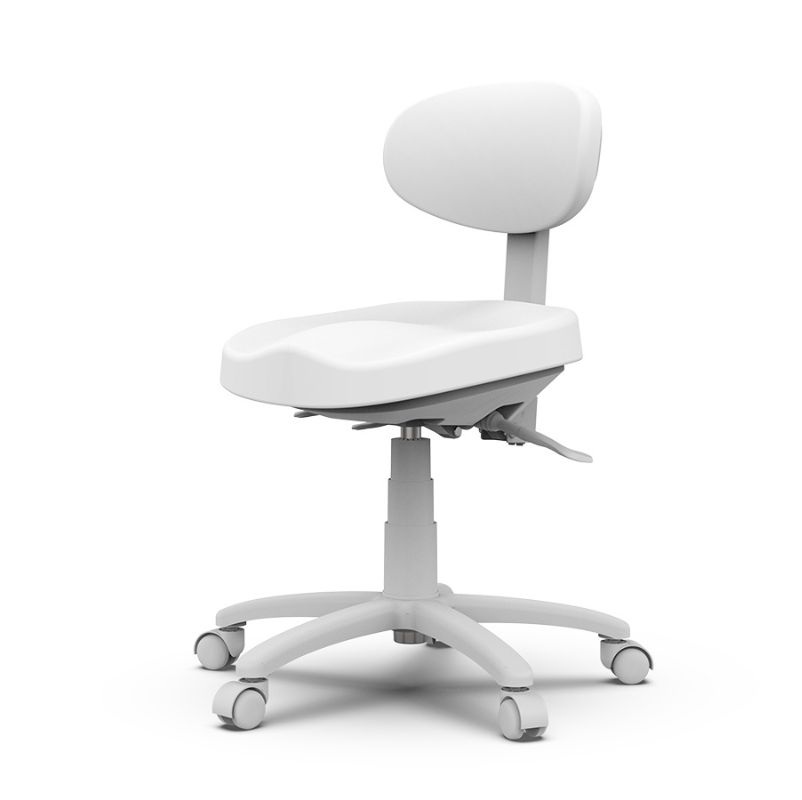 ROLLER Tabouret - Blanc