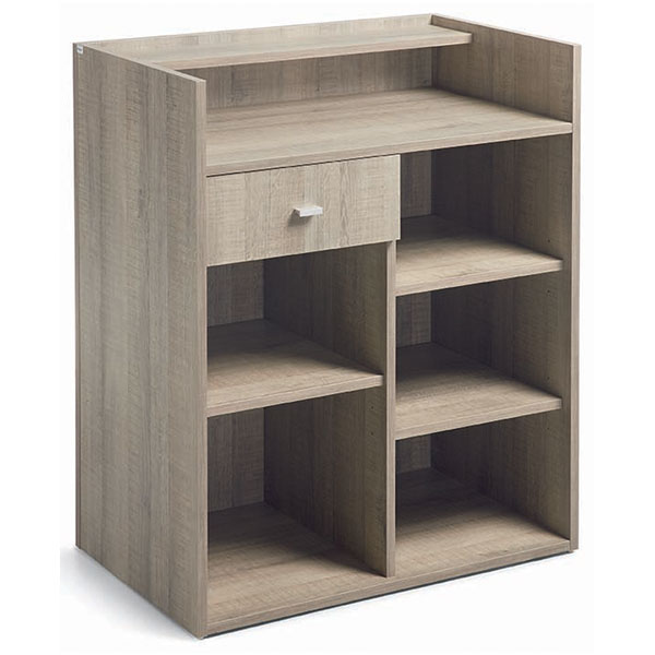 BLUE CURVES Salon de coiffure complet - caisse d'accueil KUMI - Malys Equipements