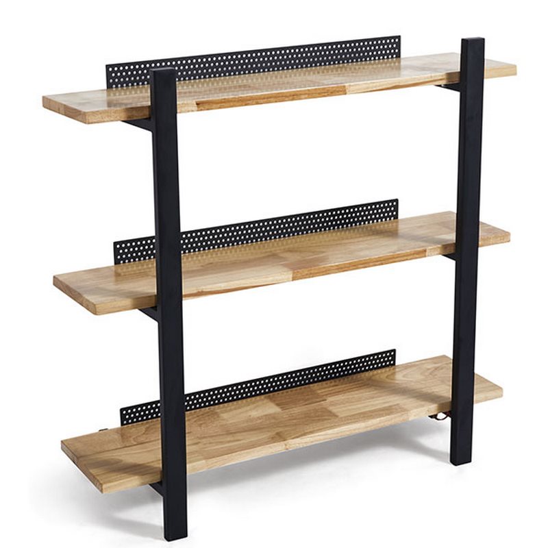 ORGANIC Salon de Coiffure Complet - HOLLY étagère murale - mobilier barbier - mobilier barbershop - malys equipements