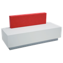 Sofá de espera 3 plazas CUBIKO