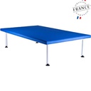 Table d'Examen fixe BOBATH - Kinésithérapie (Largeur: 2012/BOBA/120 - Largeur 120 cm, Couleur: Diabolo - Maïs)