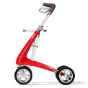 Déambulateur Rollator Carbon Ultralight Rouge profil - Plus Santé