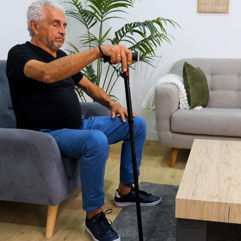 Canne de sécurité éclairante