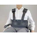 Ceinture abdominale à bretelles mesh