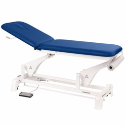 [C3553M44T13-41] C3553 Electric table with 2 Ecopostural surfaces and 1 stool FREE (Coating colors: 41 White, Chassis: M44 62x188 cm, Headrest: T13)