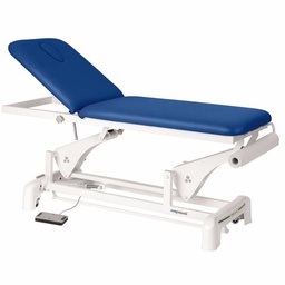 [C3523M44T13-41] C3523 Electric table with 2 Ecopostural surfaces and 1 stool FREE (Coating colors: 41 White, Chassis: M44 62x188 cm, Headrest: T13)