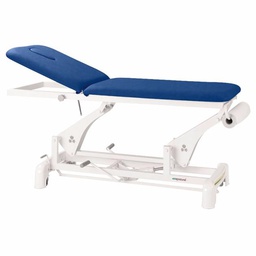 [C3723M44T13-41] C3723 Hydraulic table with 2 Ecopostural surfaces and 1 FREE stool (Coating colors: 41 White, Chassis: M44 62x188 cm, Headrest: T13)