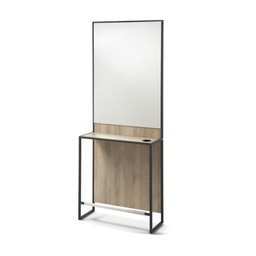 [TK-404009-L49] DAI Wall-mounted dressing table (Laminated colors: L49 - Oak)