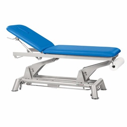 [C5952M44T13-41] C5952 Electric table with 2 Ecopostural surfaces and 1 stool FREE (Coating colors: 41 White, Chassis: M44 62x188 cm, Headrest: T13)
