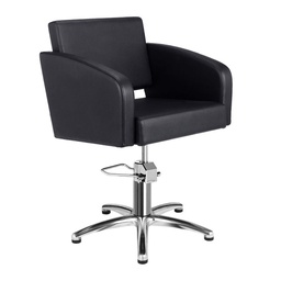 [MRPLORISF] LORIS Hairdressing chair (Hairdressing chair base: inox star base, Coating color: Black)