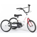 [TPU10A3] Tricycle enfant TONICROSS PLUS (Taille: Taille 1, Couleur: A3 - Blanc/Rouge)