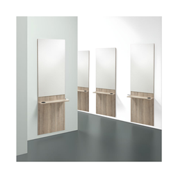[TK-404001-L49-2SU] Juego de 2 a 4 tocadores JUNKO (Colores laminados: PL49 - roble, Número de peluqueros: 2 unidades)