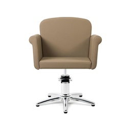 [TK-401018-B33] Silla de peluquería PICTA (Colores de recubrimiento: B33 Negro, Base de sillón de peluquería: Base de la estrella, Archivo de cobertura de protección: Sans)