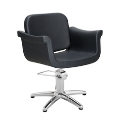 [MRP-HYDRAB-F] Poltrona da parrucchiere HYDRA B (Poltrona da parrucchiere Base: Base a stella inox, Colore del rivestimento: Nero)