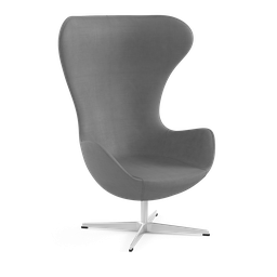 [MRP-CHARLOTTE-G] CHARLOTTE Fauteuil d'attente (Couleur: Gris)