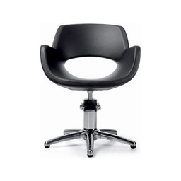 [TK-401004-B33] ATHENA Hairdressing chair (Coating colors: B33 Black, Hairdressing chair base: Star Base - Hydraulic Pump, Protective cover: Without protective cover)