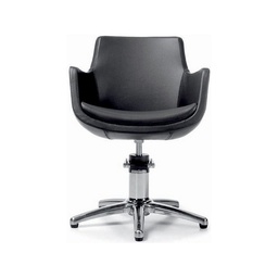 [TK-401009-B33] CORA Hairdressing chair (Coating colors: B33 Black, Hairdressing chair base: Star Base - Hydraulic Pump, Protective cover: Without protective cover)