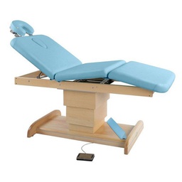 [C6203M66T33-41] C6203 Electric table with 3 Ecopostural surfaces and 1 stool FREE (Coating colors: 41 White, Chassis: do not use, Headrest: T33)