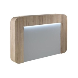 [AGV-383600-901] MAITA Empfangsbox (LED -Chiffer leichter: Ohne LED, Panelfarbe: 901 - klare Eiche)