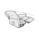 BELLAMY Fauteuil Releveur - dimensions 3 - Plus Santé