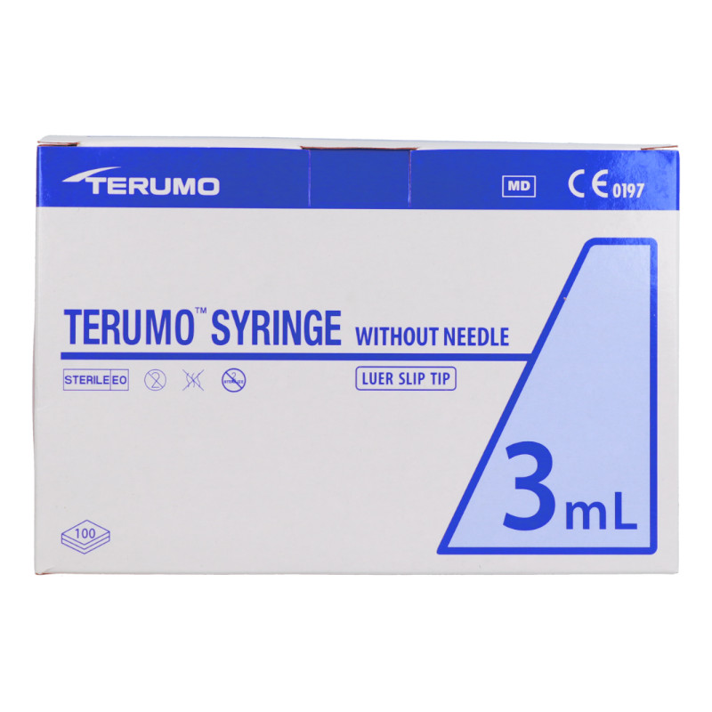 Seringues Terumo 3 pièces non-montées