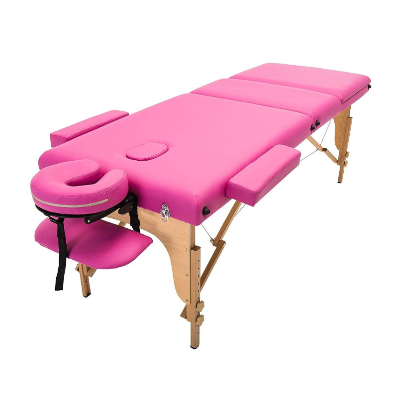 Table Pliante en Bois MIA - Fuschia - Plus Santé