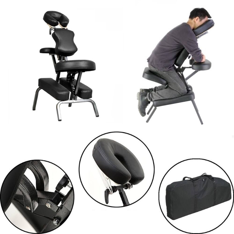 Chaise de Soin Pliante STELLA - Noir