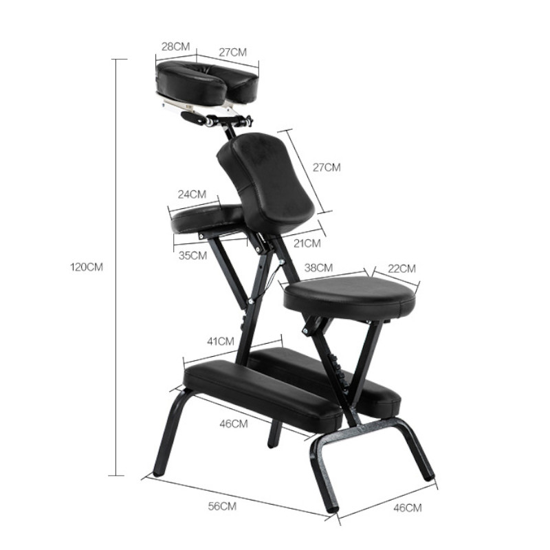 Chaise de Soin Pliante STELLA - Noir
