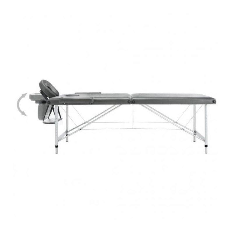 Table Pliante en Aluminium AVA - Gris