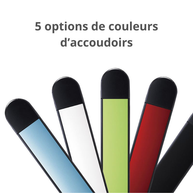 WHILL F Fauteuil Roulant Électrique - 5 options de couleurs d'accoudoirs, Plus Santé