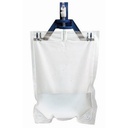 Support pour poche à urine bleu