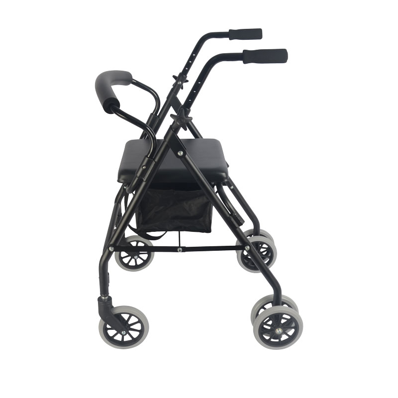 Rollator 6 roues freins à pression