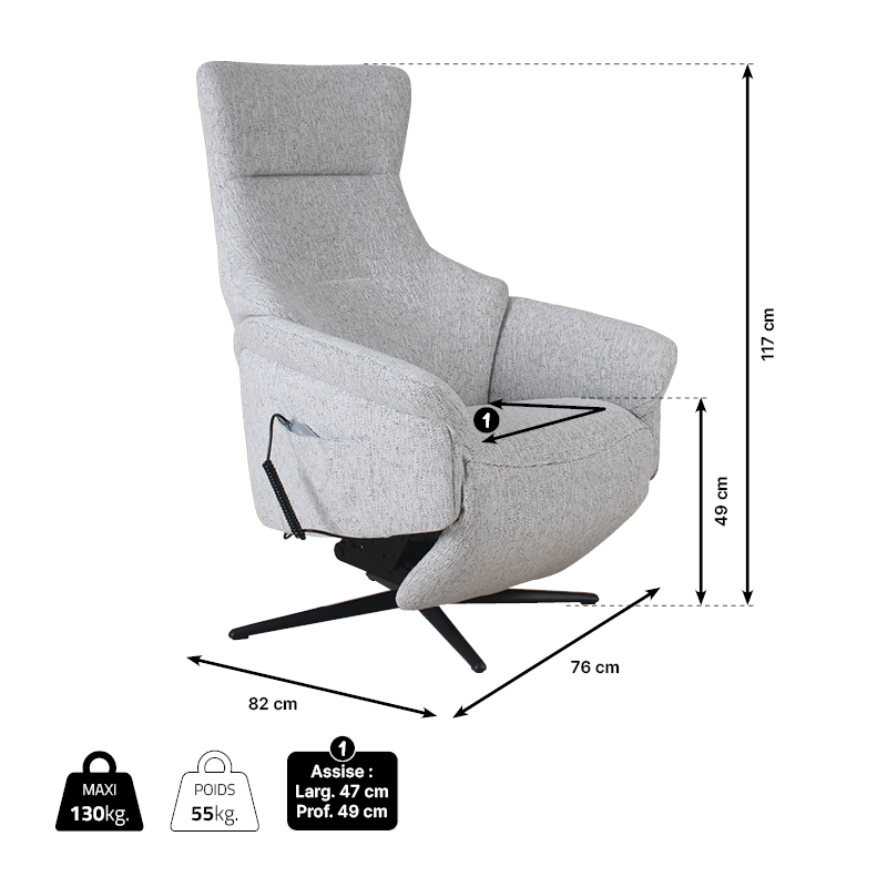 Fauteuil releveur NEST