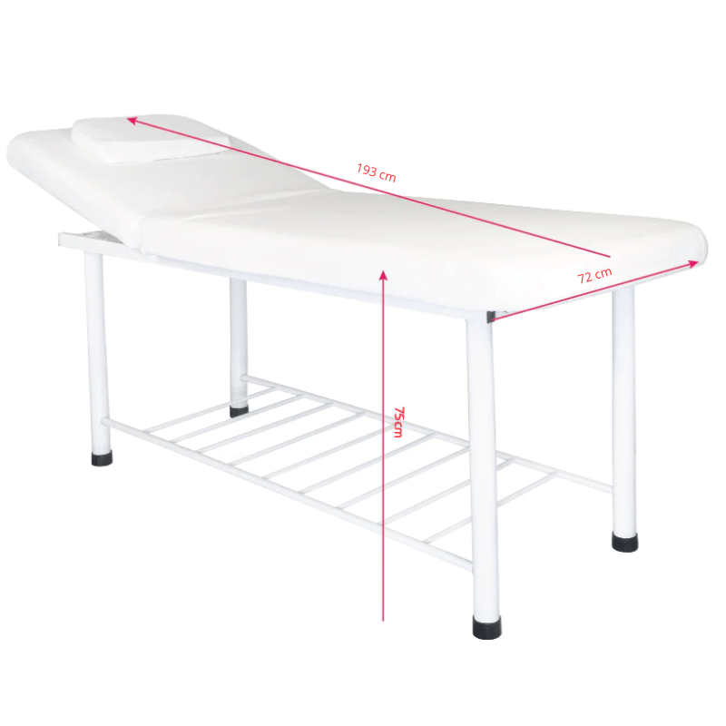 IZI XL Table de soins esthétiques Fixe - Dimensions - Plus Santé