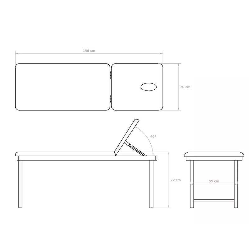 FIX Table de kinésithérapie