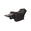 Fauteuil releveur ANTON - noir allongé - Malys Equipements