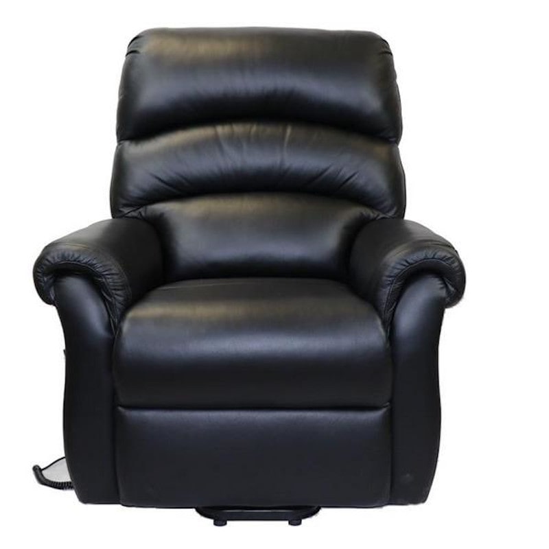 Fauteuil releveur en cuir ROMA - face - Malys Equipements