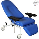 Fauteuil de Prise de Sang CAYEUX - Avec Repose-Jambes - Sur Roulettes