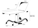 Divan d'examen électrique SIMPLEX 2.0 CARINA - 2 Plans