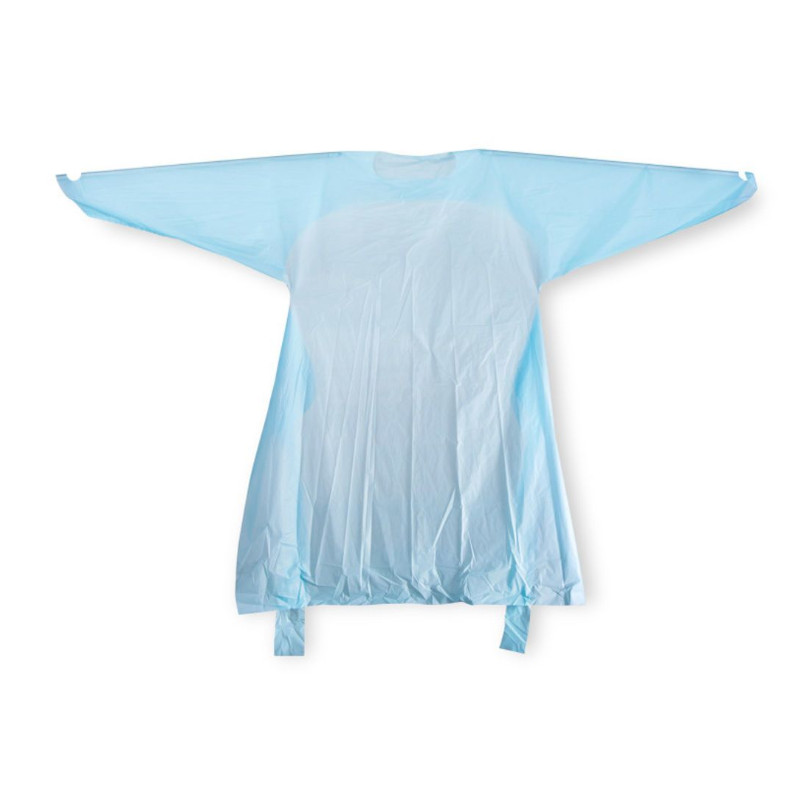 Surblouse de protection imperméable plastifiée en CPE - Detail - Plus Santé