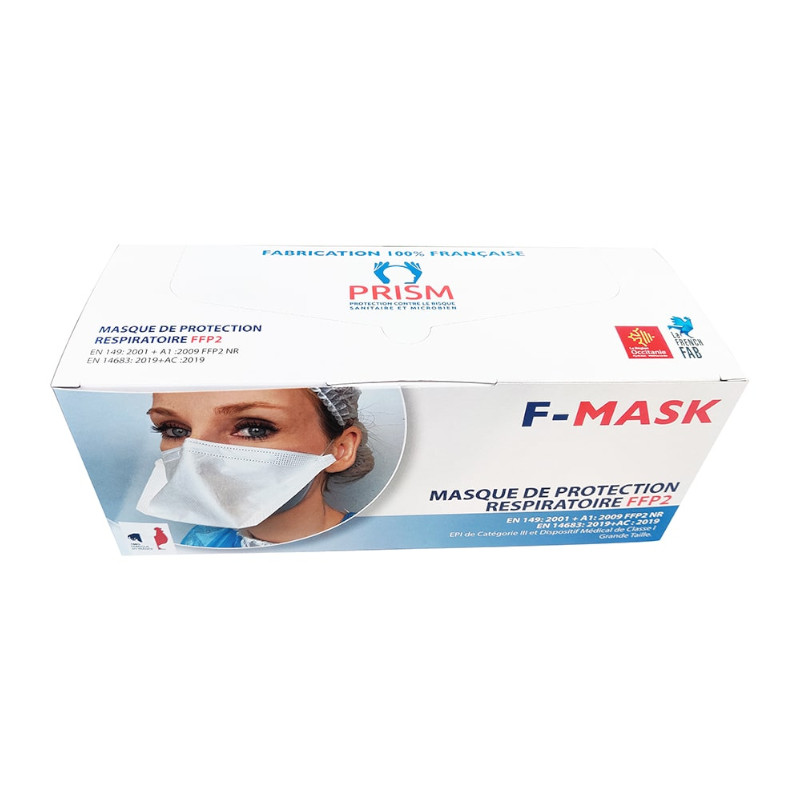 Redfink® Lot de 40 masques FFP2 en forme de poisson blanc, Fabriqué en  Europe, Masque FFP2 blanc, Masque de poisson, Masque FFP2 en forme de  poisson