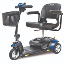 Scooter électrique sénior GO GO ELITE TRAVELLER 3 roues bleu - Plus Santé