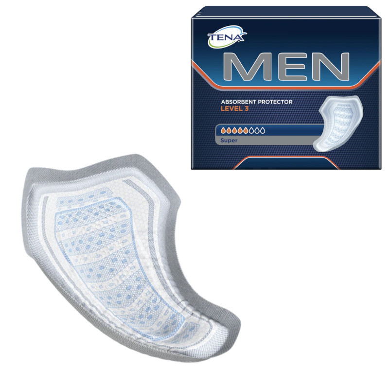 TENA MEN DISCREET PROTECTION ABSORBANTE NIVEAU 3 SUPER x16 - Pharmacie  Cap3000