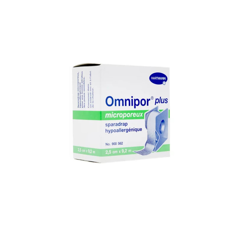 Sparadrap de fixation microporeux OMNIPOR Plus - Plus Santé