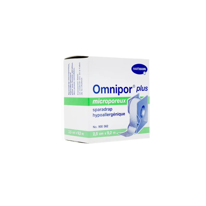 Sparadrap de fixation microporeux OMNIPOR Plus - Plus Santé