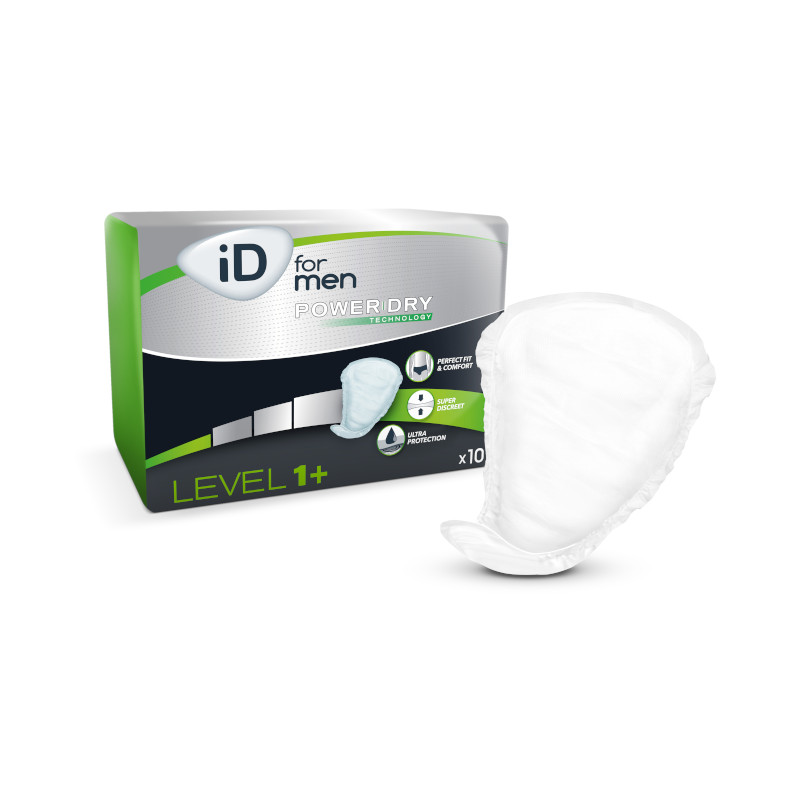 ID For Men Level 1+  Protection hygiénique absorbante homme 2 - Plus Santé