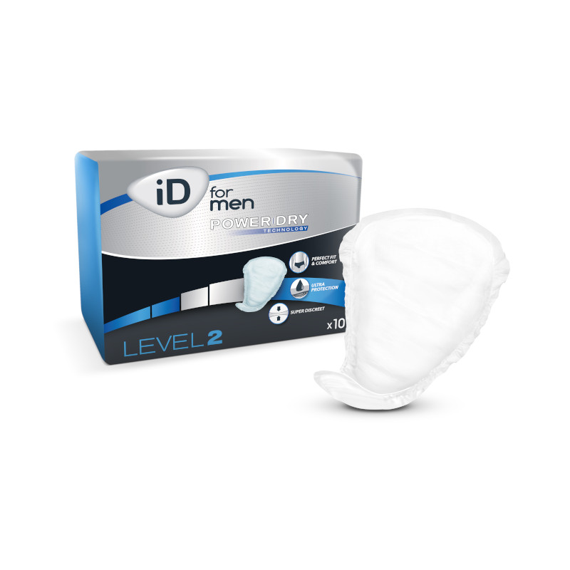 ID For Men Level 2  Protection hygiénique absorbante homme 2 - Plus Santé